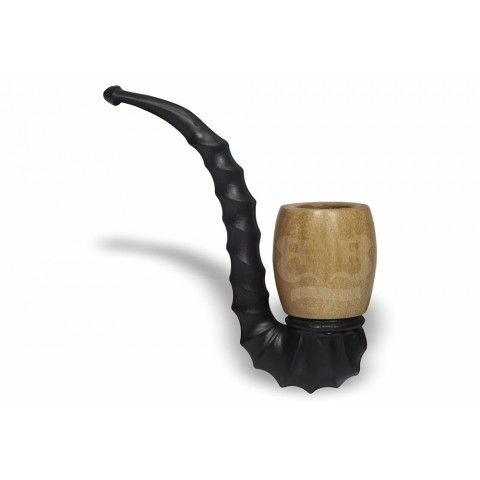 Cachimbo Caboclo Encerado 7 voltas Piteira Resina